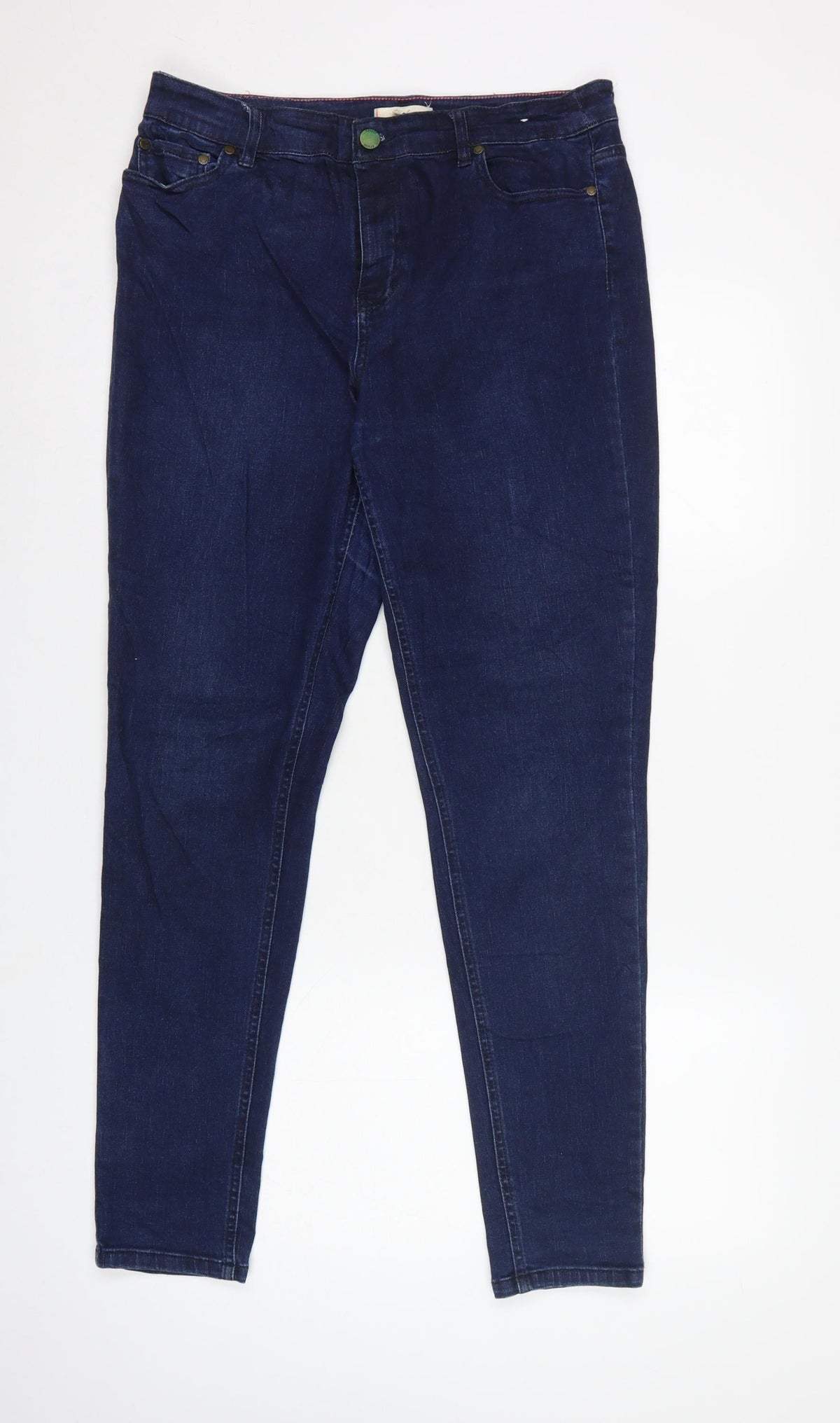 Joules Women’s Blue UK 14 Skinny Stretch Denim Jeans 5 Pocket
