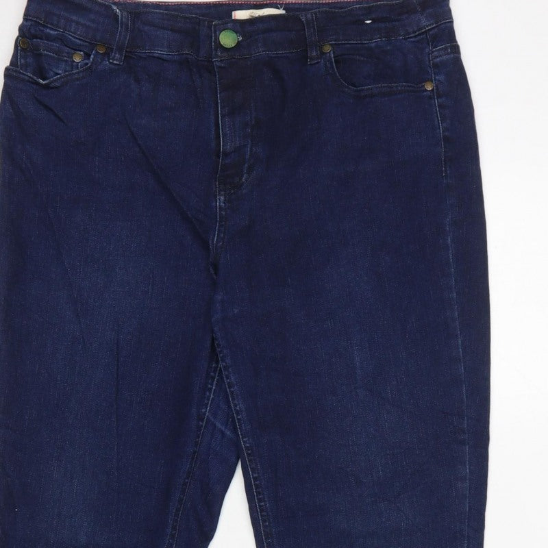 Joules Women’s Blue UK 14 Skinny Stretch Denim Jeans 5 Pocket