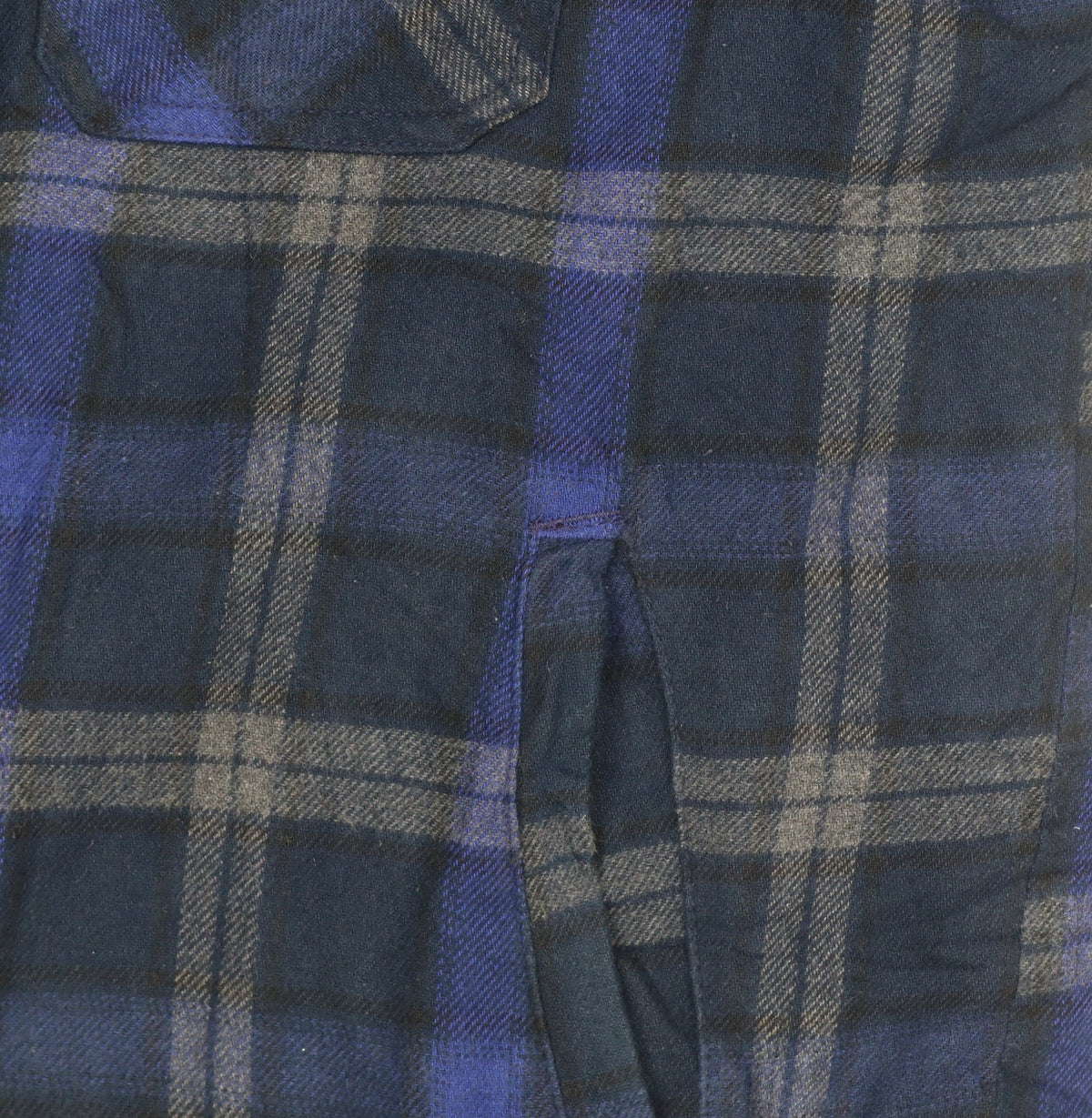 Tokyo Laundry Men’s Blue Check Flannel Padded Jacket XL