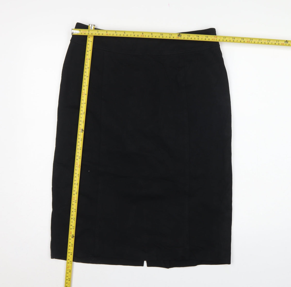 Pure Collection Women’s Black UK 14 Knee Length Pencil Skirt