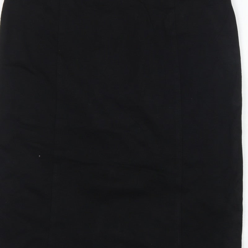 Pure Collection Women’s Black UK 14 Knee Length Pencil Skirt