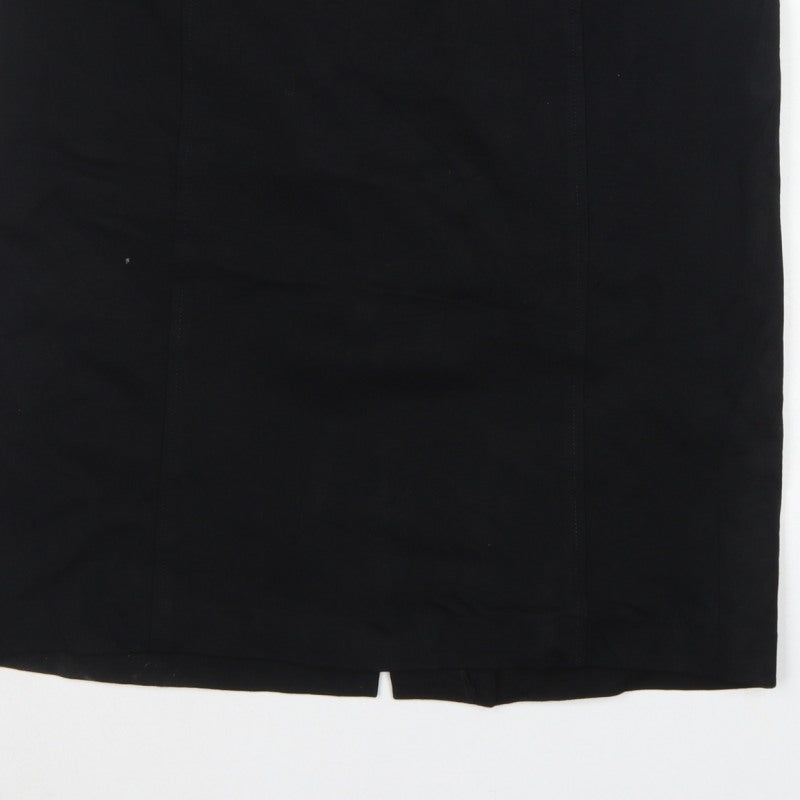 Pure Collection Women’s Black UK 14 Knee Length Pencil Skirt