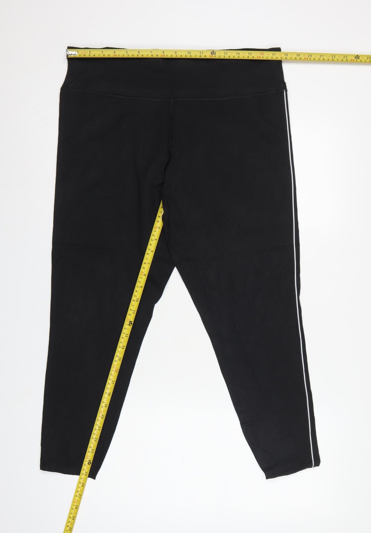 Marks and Spencer Women Black Size 20 Goodmove Side Stripe Leggings