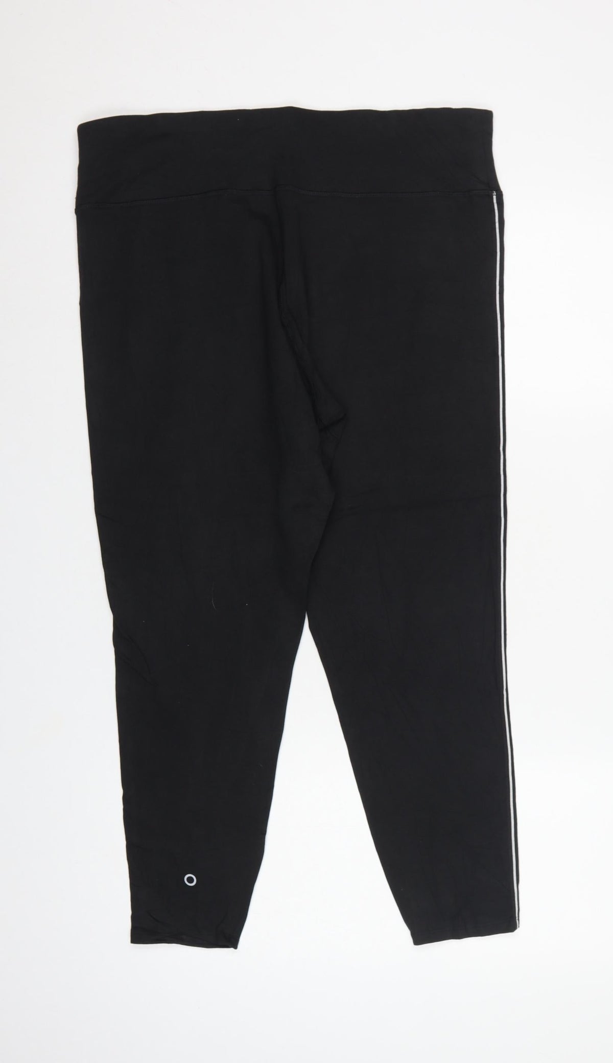 Marks and Spencer Women Black Size 20 Goodmove Side Stripe Leggings