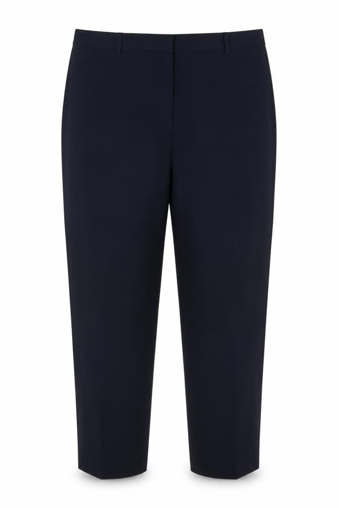 Marks and Spencer Women Dark Navy Size 20 Regular Tailored Trousers