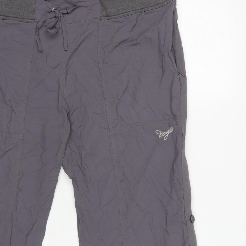 TOG24 Women’s Grey 14/16 Bermuda Hiking Shorts Drawstring Nylon