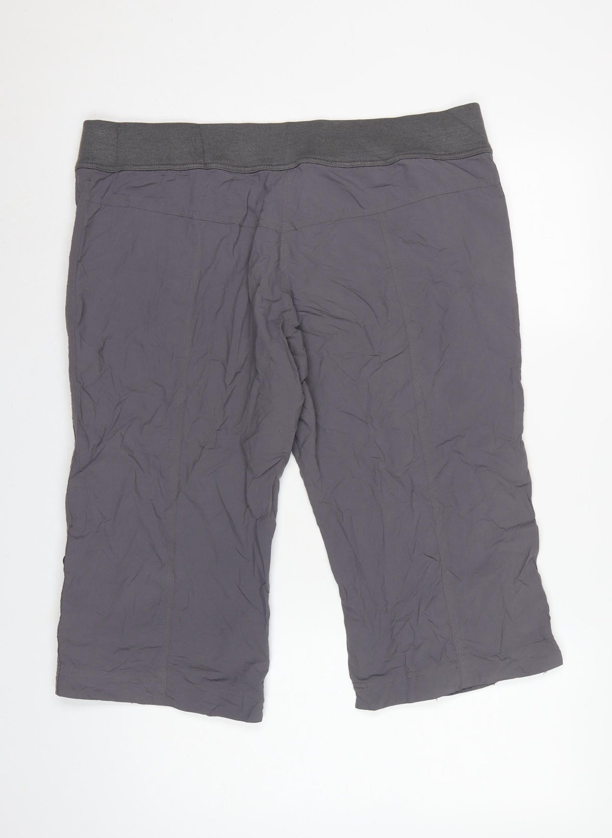 TOG24 Women’s Grey 14/16 Bermuda Hiking Shorts Drawstring Nylon