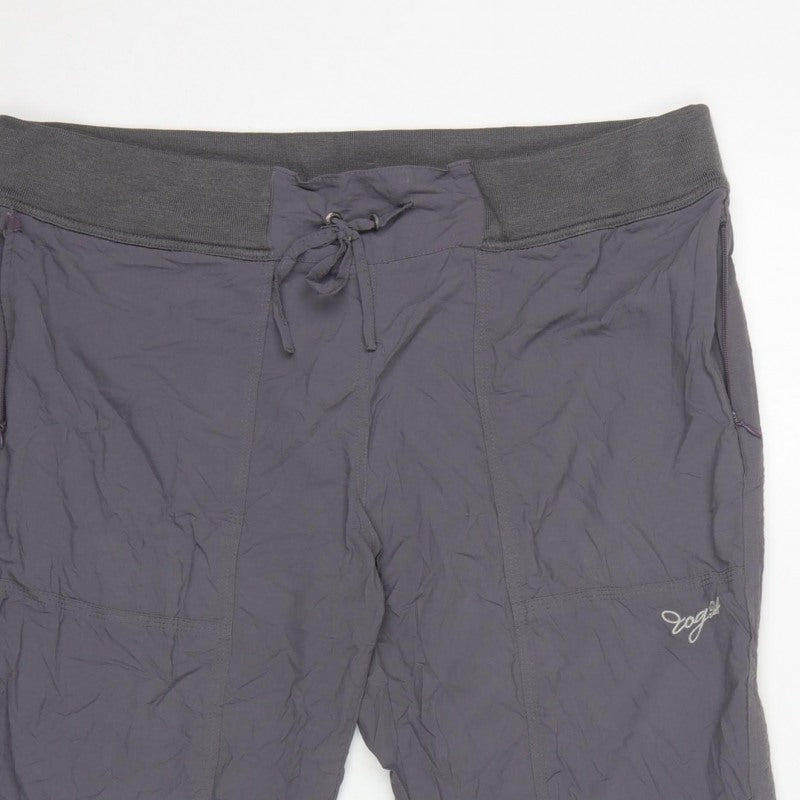 TOG24 Women’s Grey 14/16 Bermuda Hiking Shorts Drawstring Nylon