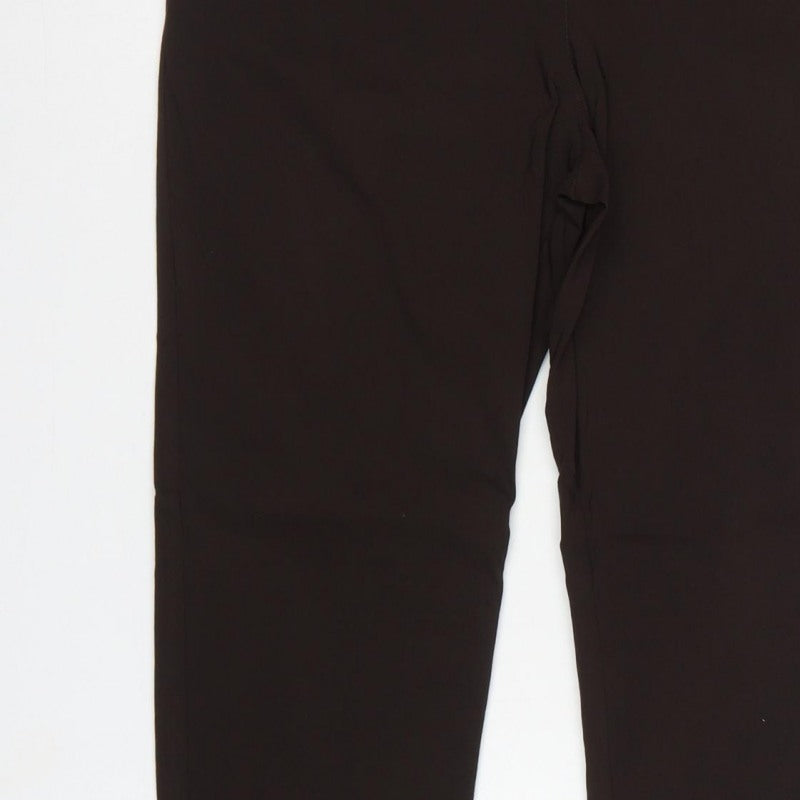Lauren Vidal Women’s Black UK 14 Slim Skinny Stretch Trousers