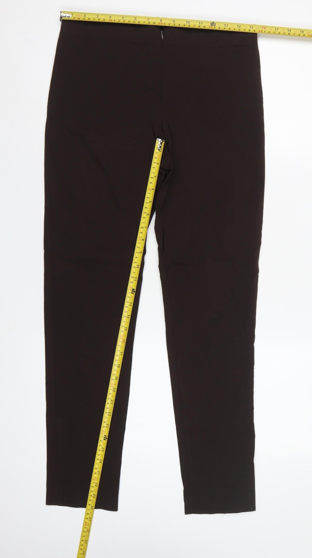 Lauren Vidal Women’s Black UK 14 Slim Skinny Stretch Trousers