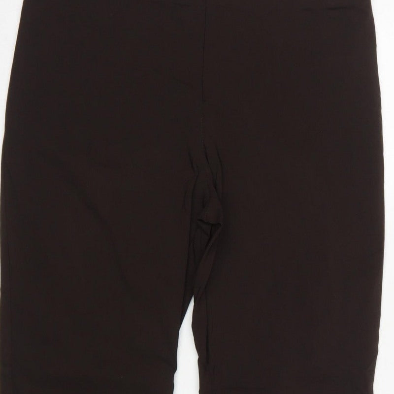 Lauren Vidal Women’s Black UK 14 Slim Skinny Stretch Trousers