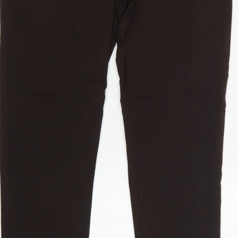 Lauren Vidal Women’s Black UK 14 Slim Skinny Stretch Trousers