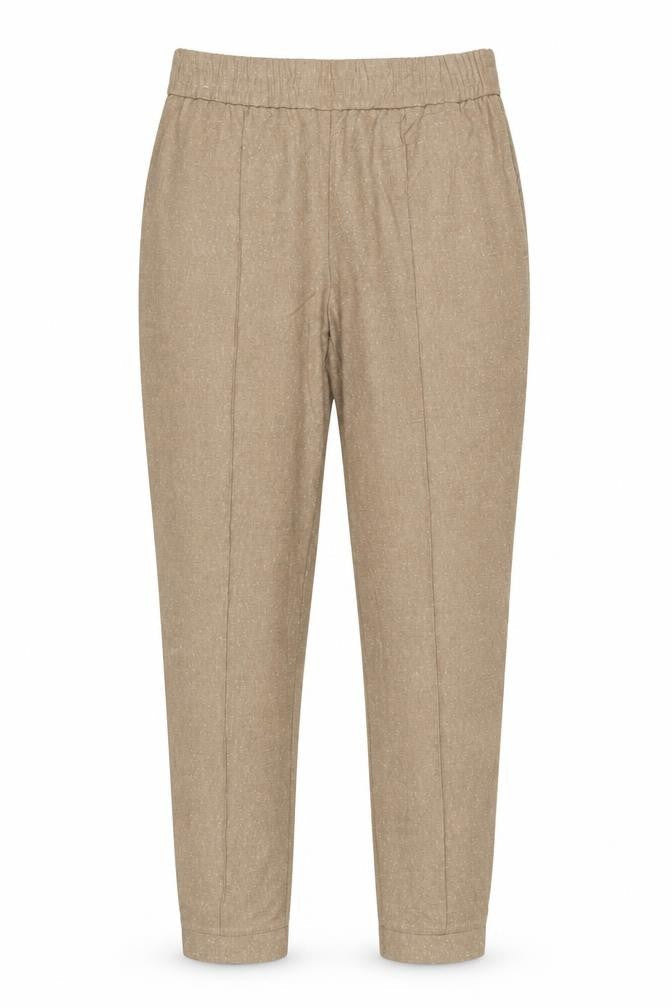 Next Women’s Beige Tall UK 8 Tapered Elastic Waist Jogger Trousers