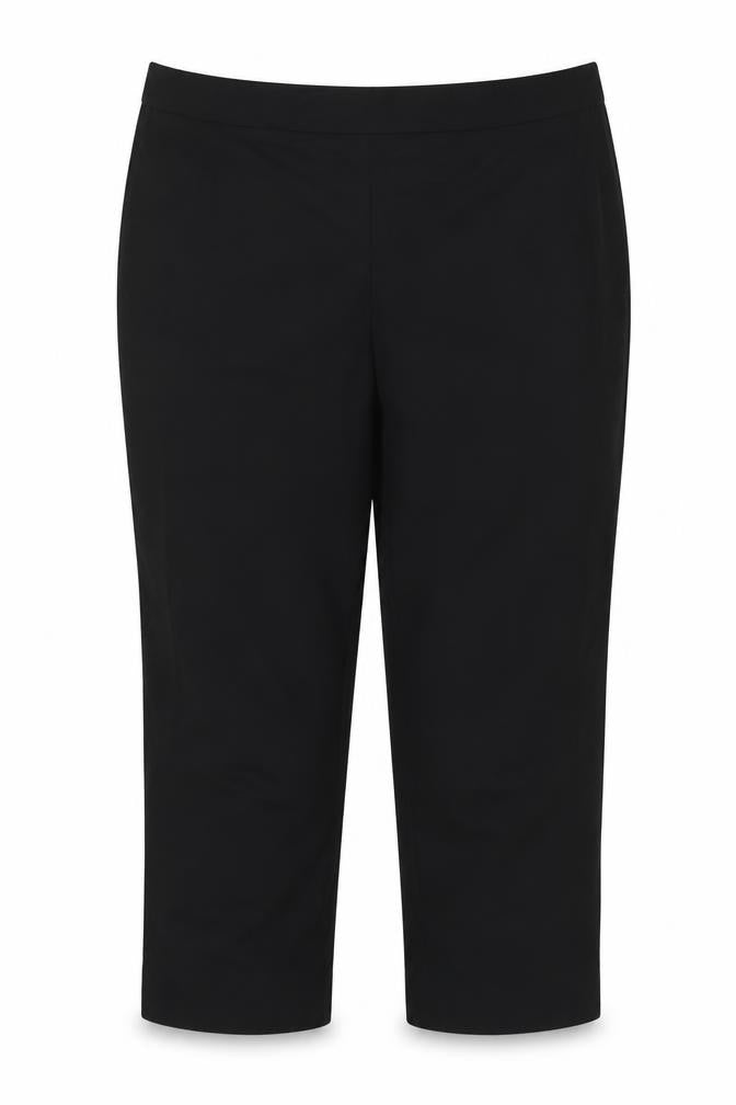 Jaeger Women Black UK 16 Wool Tailored Tapered Dress Trousers