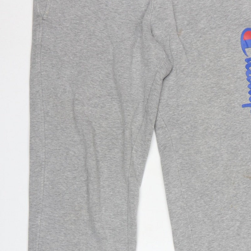 Champion Women’s Grey Logo Fleece Jogger Sweatpants Size L