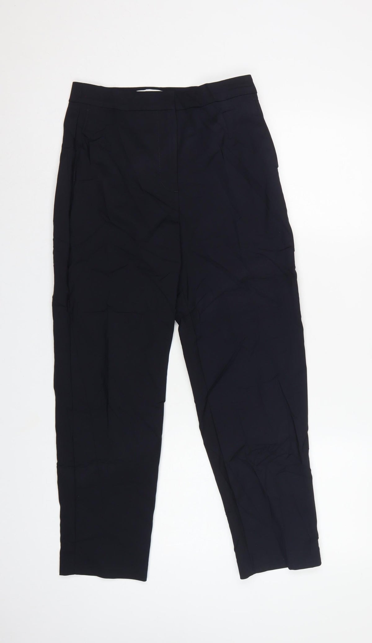 Marks & Spencer Women’s Navy Size 8 Short Straight Work Trousers