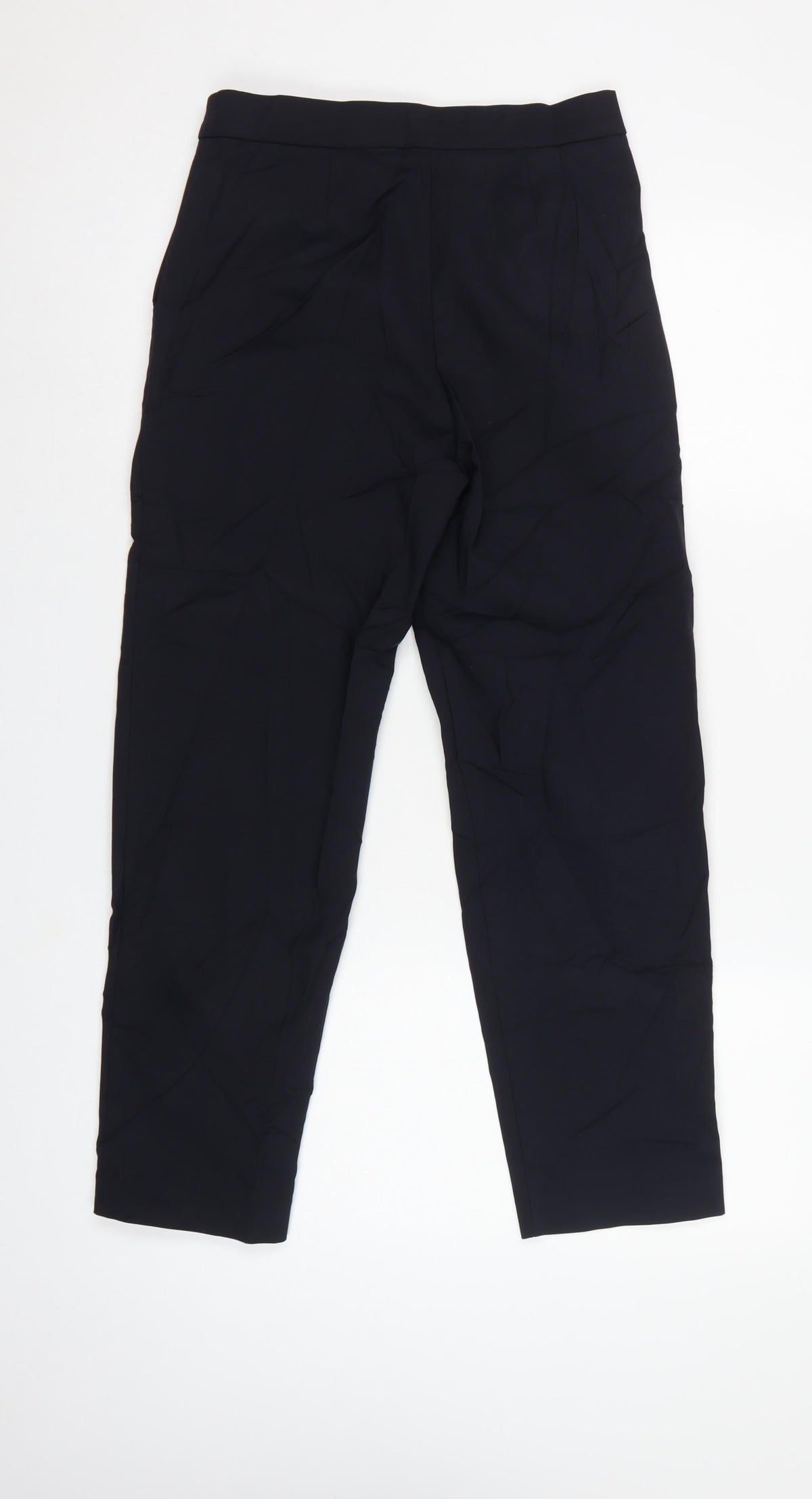 Marks & Spencer Women’s Navy Size 8 Short Straight Work Trousers