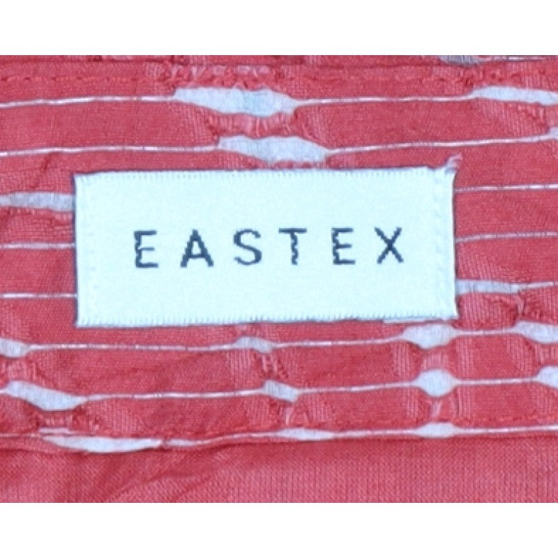 Eastex Women’s Red UK 14 Knee Length A-Line Striped Lined Skirt