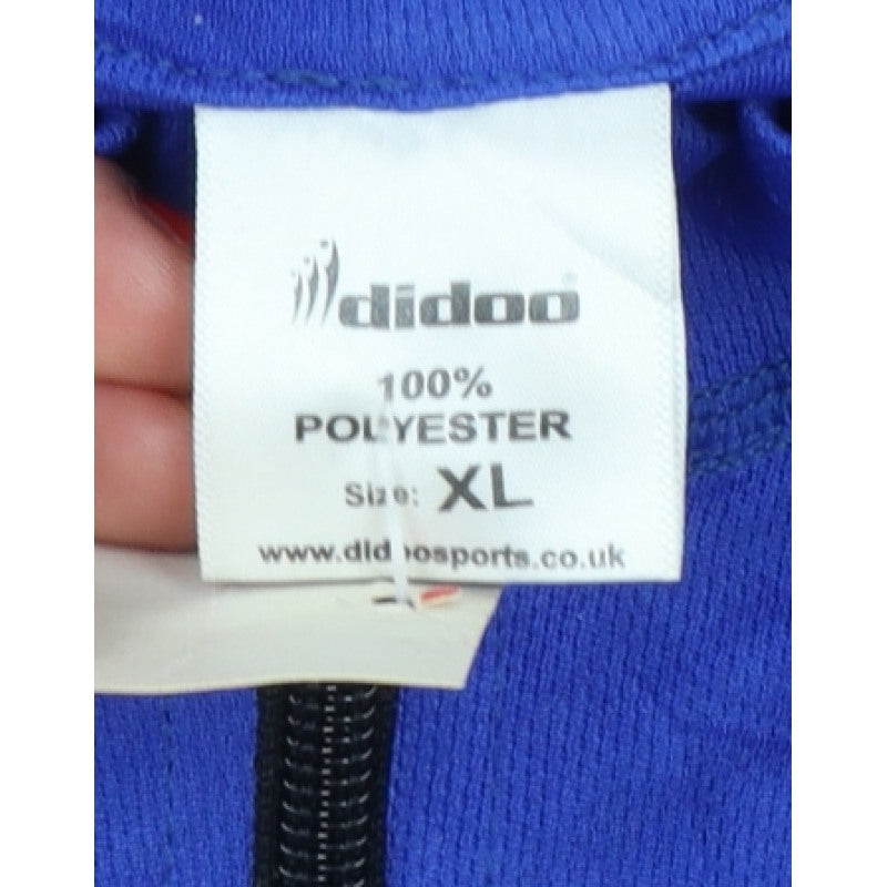 Didoo Men’s Blue Black XL Cycling Jersey Gilet Full Zip Reflective