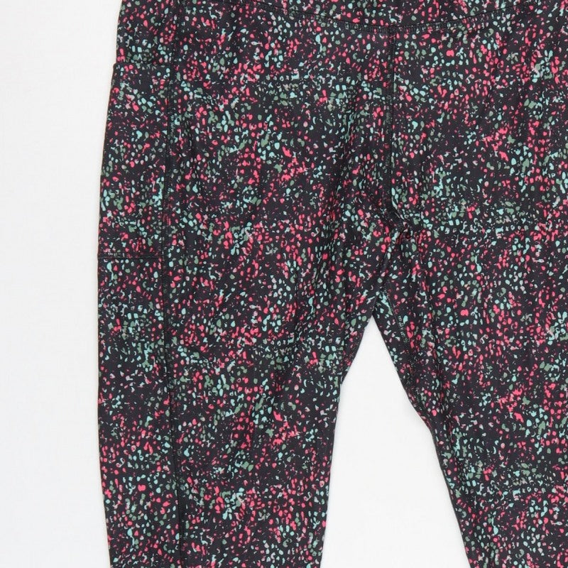 Souluxe Women’s Multicoloured Size 16 Athletic Gym Leggings with Pockets