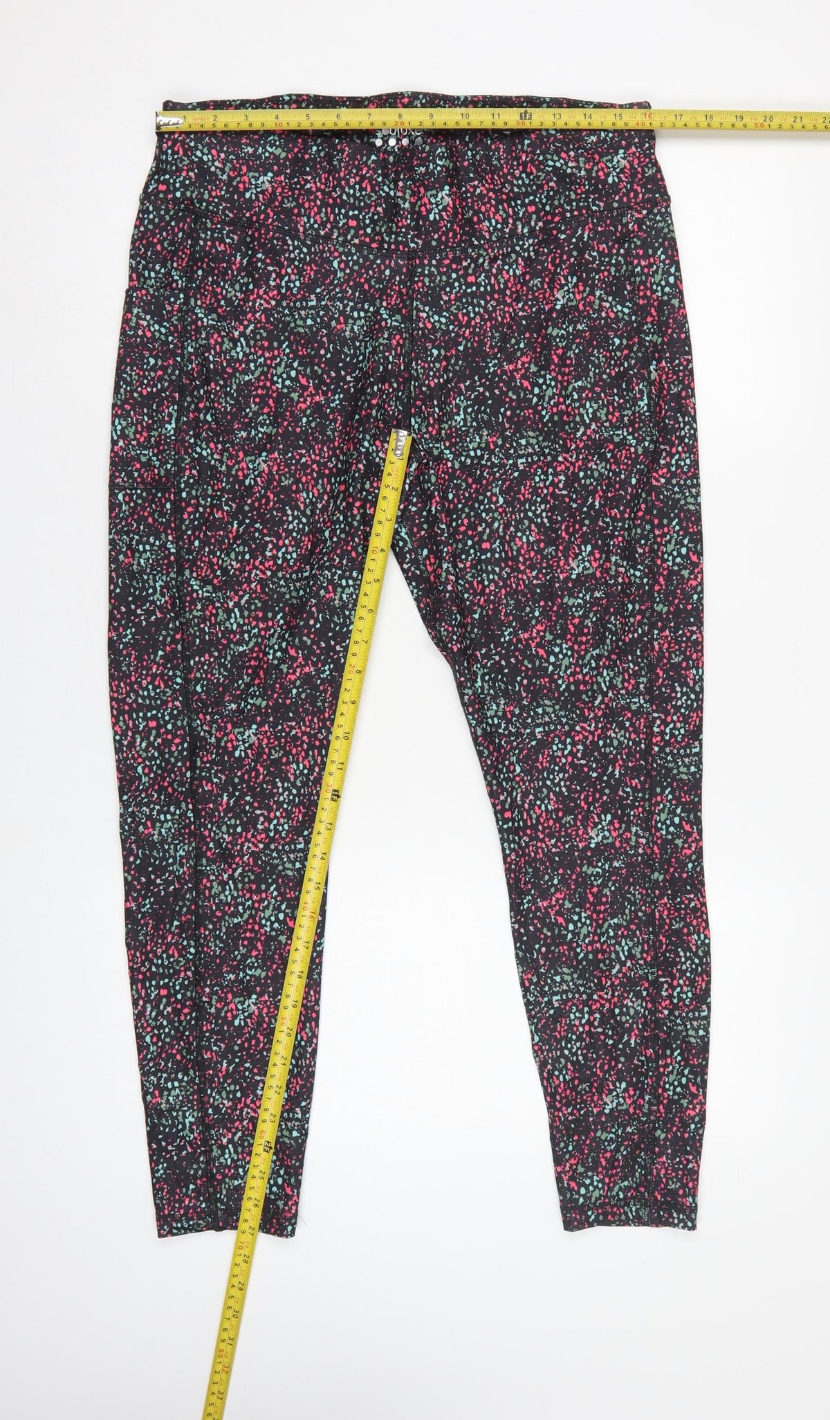 Souluxe Women’s Multicoloured Size 16 Athletic Gym Leggings with Pockets