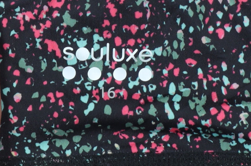 Souluxe Women’s Multicoloured Size 16 Athletic Gym Leggings with Pockets