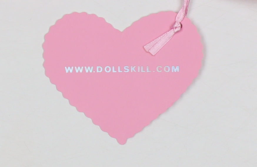 Sugar Thrillz Women Pink XL Pleated Tutu Mini Skirt Heart Buckles