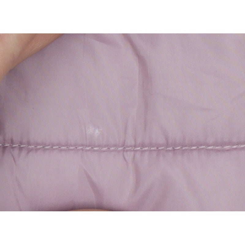 Zara Women Pink L Hooded Puffer Jacket Quilted Full Zip