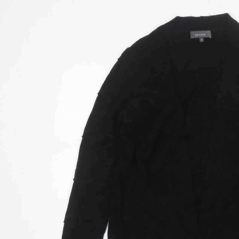 Marks & Spencer Per Una Women’s Black Size 10 Textured Knit Cardigan