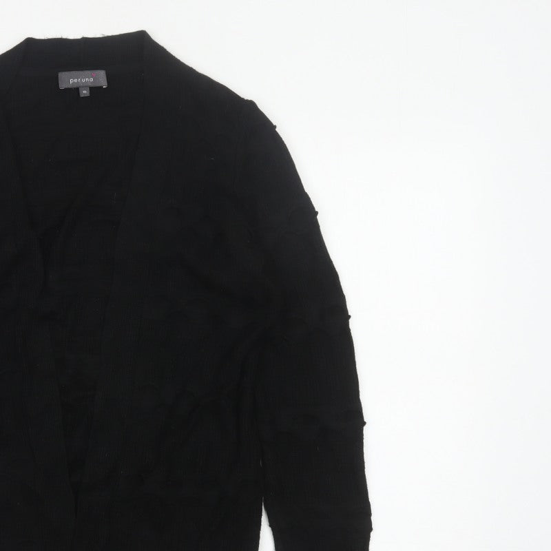 Marks & Spencer Per Una Women’s Black Size 10 Textured Knit Cardigan