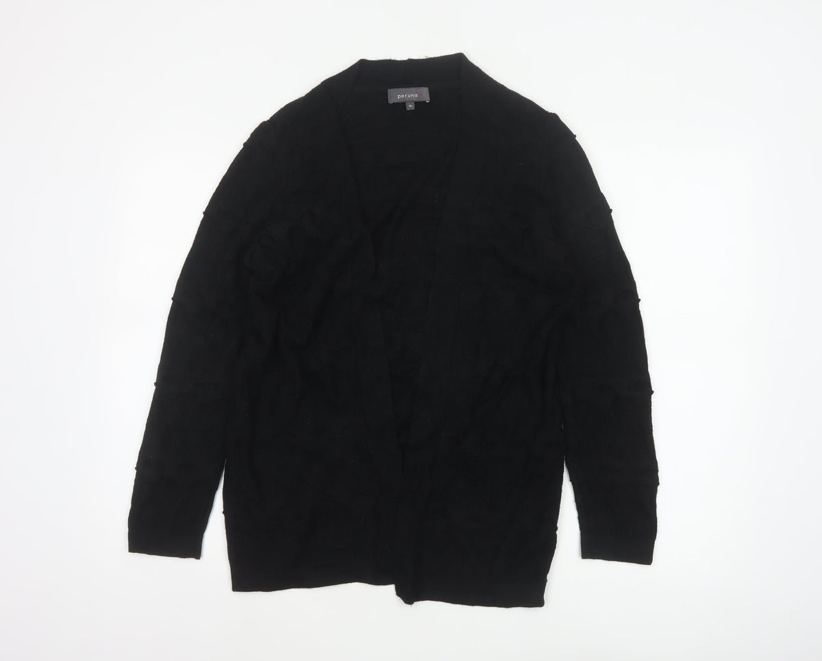 Marks & Spencer Per Una Women’s Black Size 10 Textured Knit Cardigan