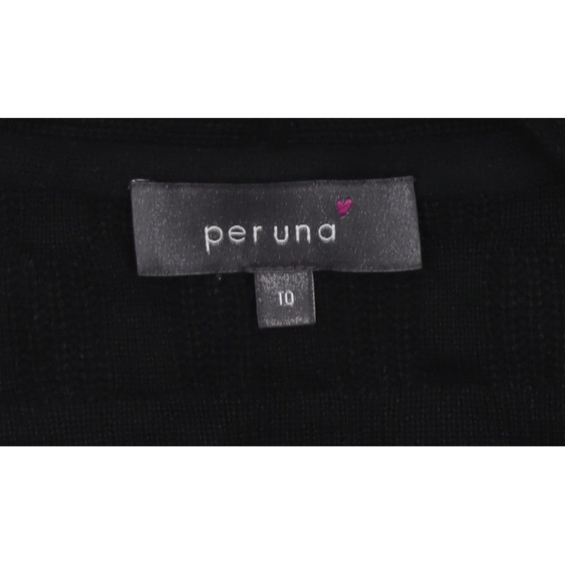 Marks & Spencer Per Una Women’s Black Size 10 Textured Knit Cardigan
