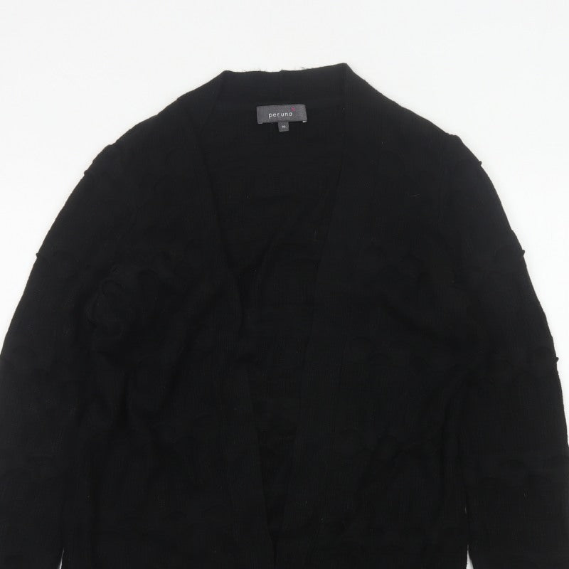 Marks & Spencer Per Una Women’s Black Size 10 Textured Knit Cardigan