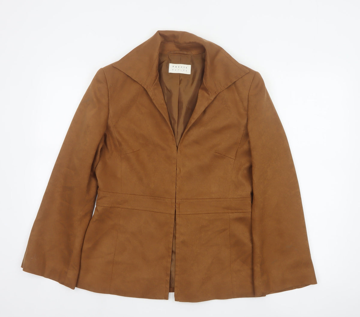 Precis Petite Women’s Brown UK 12 Tailored Single-Breasted Blazer
