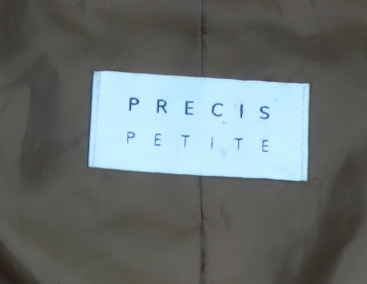 Precis Petite Women’s Brown UK 12 Tailored Single-Breasted Blazer
