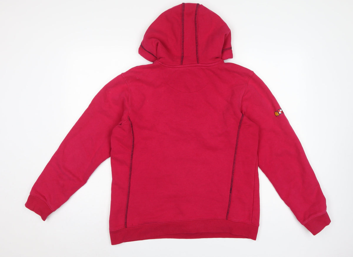 Quba Sails Women’s Red UK 12 Pullover Hoodie Nautical Logo