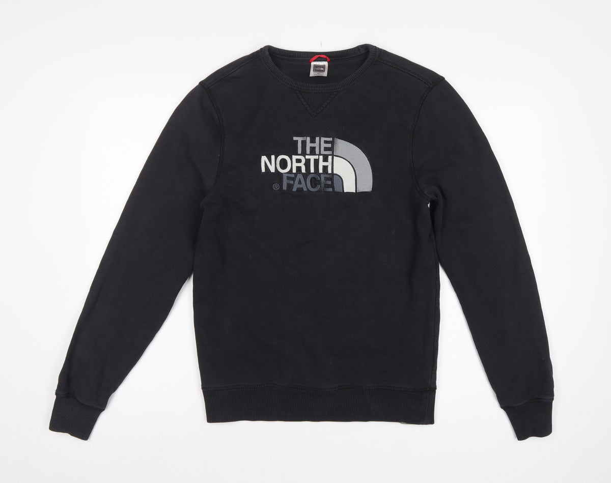 The North Face Men’s Black S Logo Graphic Crew Neck Sweatshirt