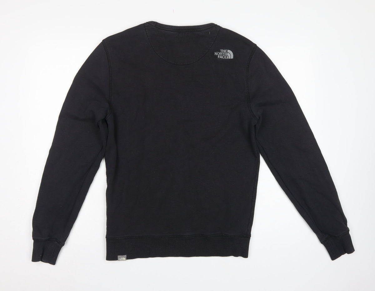 The North Face Men’s Black S Logo Graphic Crew Neck Sweatshirt