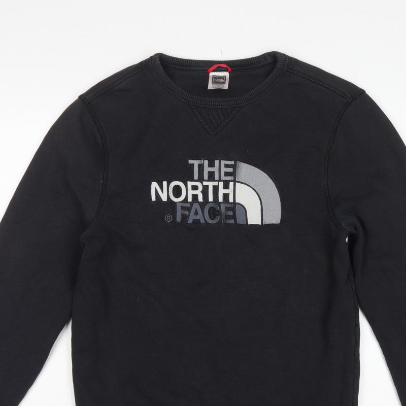 The North Face Men’s Black S Logo Graphic Crew Neck Sweatshirt