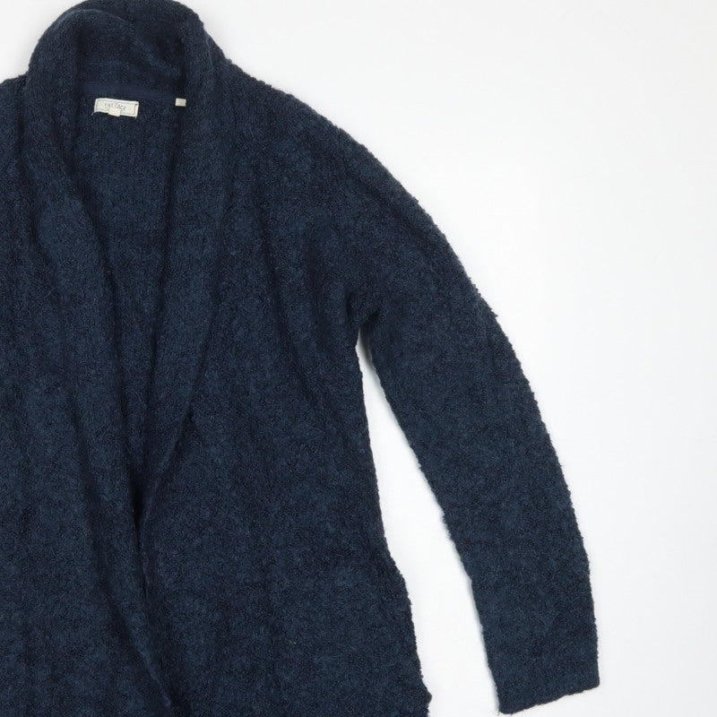 Fat Face Women’s Blue Size 12 Open Knit Longline Cardigan