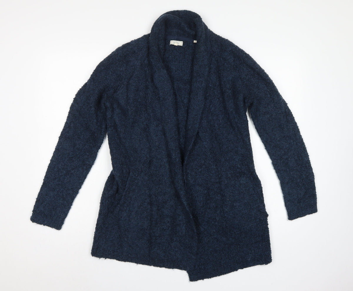 Fat Face Women’s Blue Size 12 Open Knit Longline Cardigan
