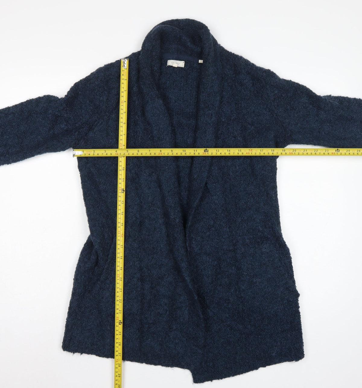 Fat Face Women’s Blue Size 12 Open Knit Longline Cardigan