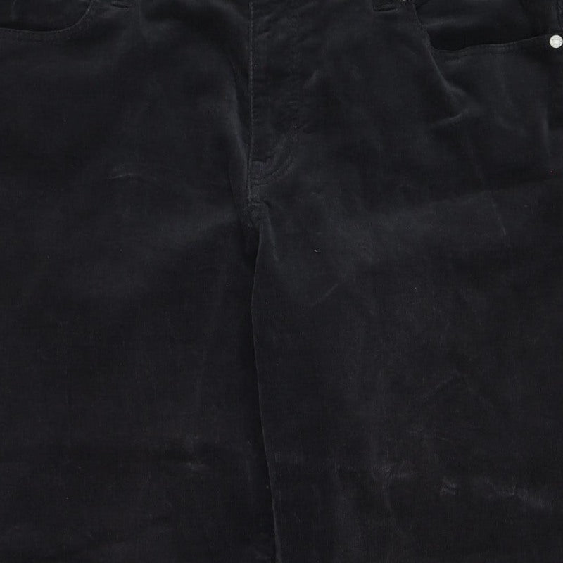 Talbots Women’s Black Size 10 Corduroy Bootcut 5-Pocket Trousers