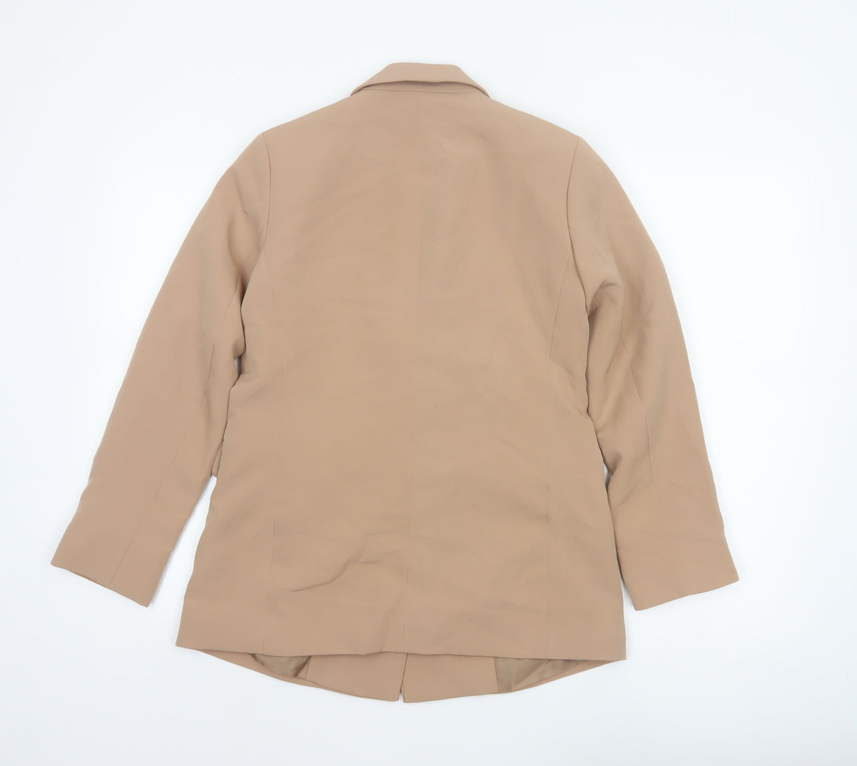 New Look Women’s Beige Petite UK 8 Single-Breasted Tailored Blazer
