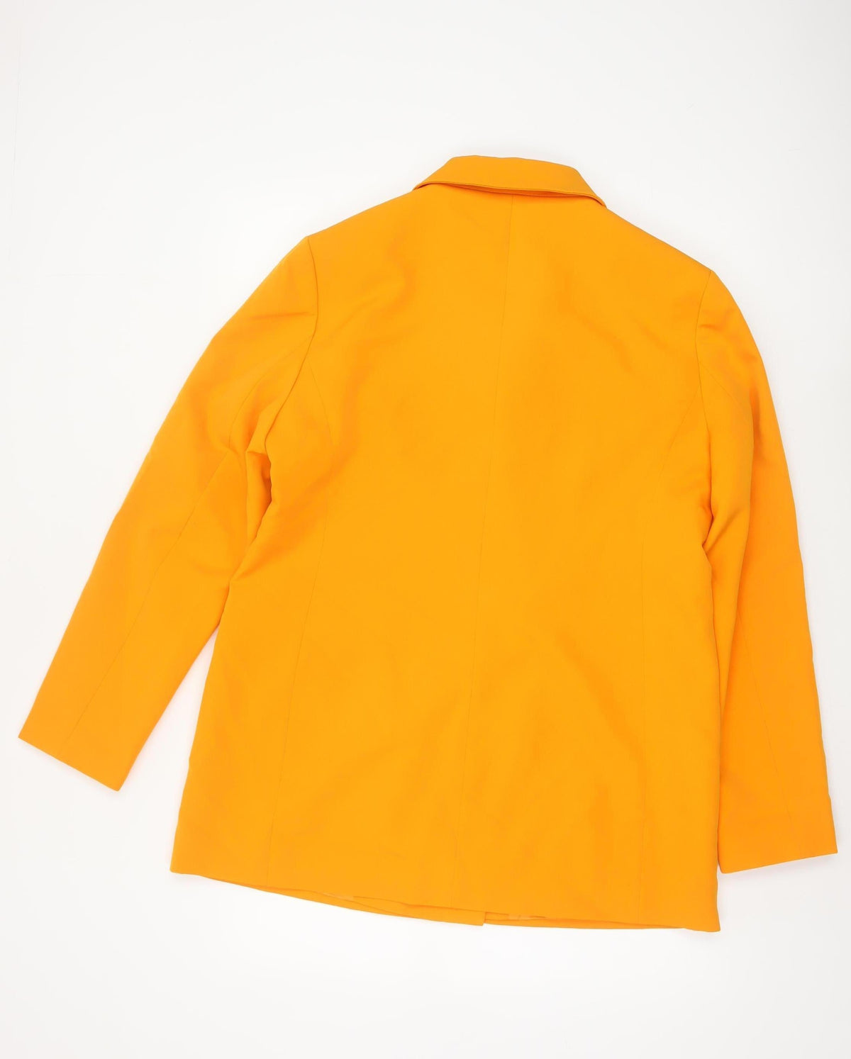 M Women’s Orange UK 14 Double-Breasted Blazer Smart Tailored Jacket