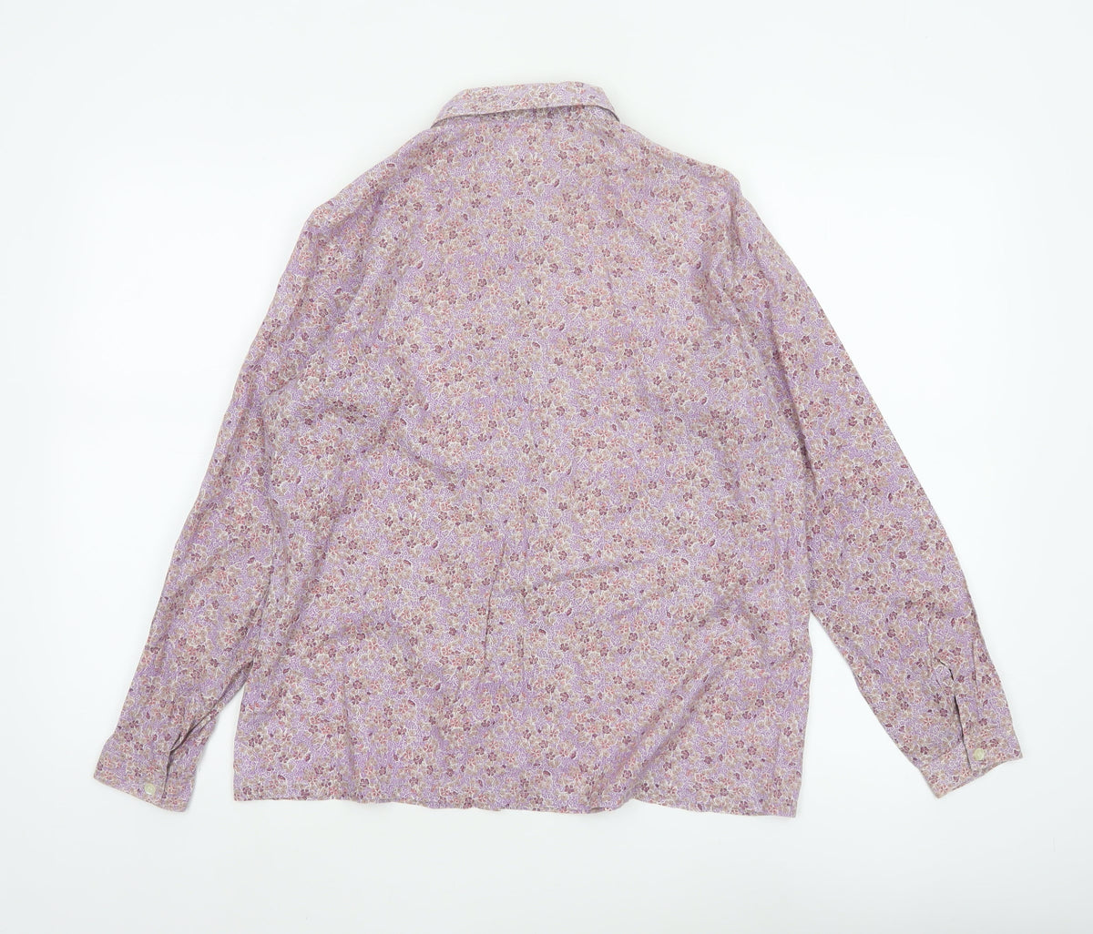 Country Casuals Womens Multicoloured UK 16 Floral Long Sleeve Button-Up Shirt