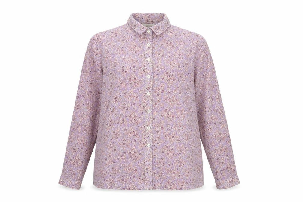 Country Casuals Womens Multicoloured UK 16 Floral Long Sleeve Button-Up Shirt