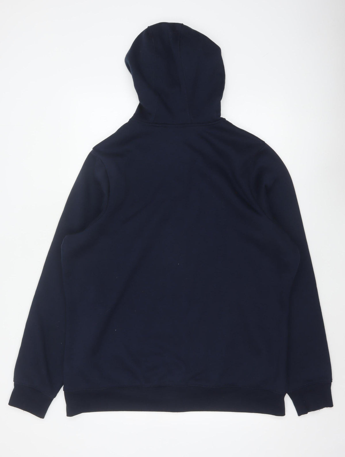 Slazenger Men’s Blue XL Full Zip Logo Hoodie Fleece Drawstring