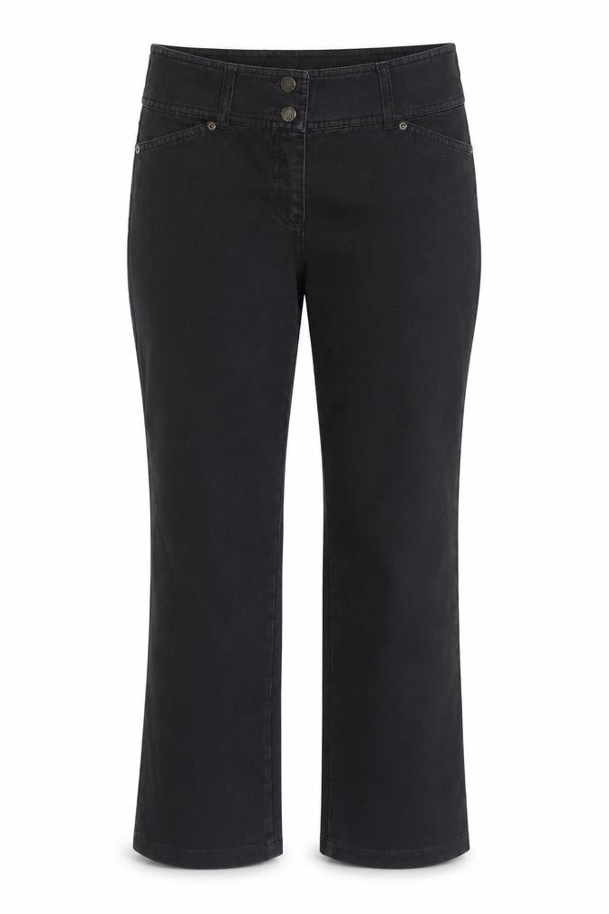 Per Una Women’s Black UK 10 High Rise Bootcut Stretch Jeans