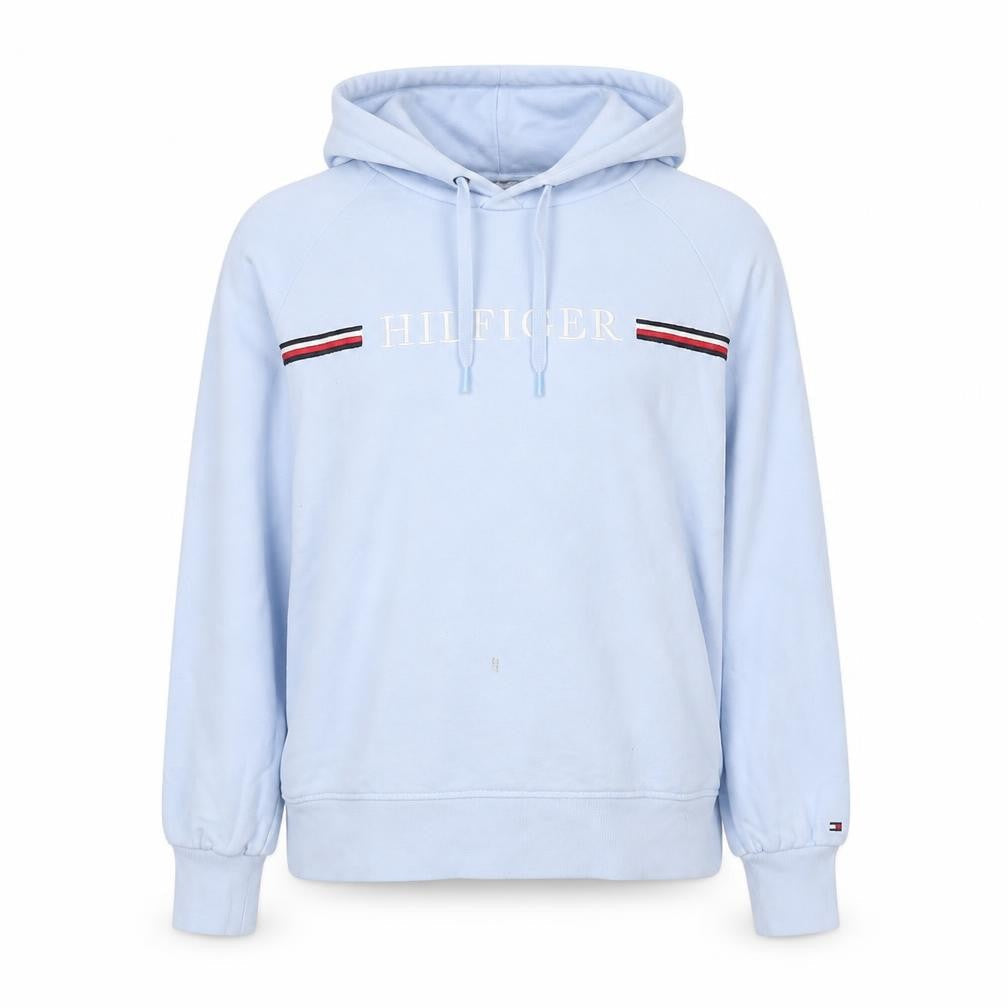 Tommy Hilfiger Women’s Blue S Pullover Logo Hoodie
